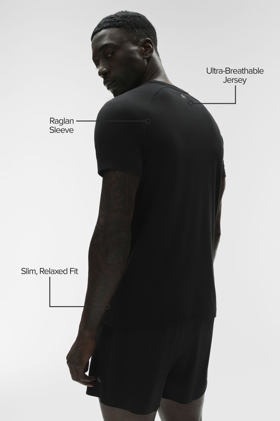 Triumph Raglan Tee - Black — photo 2