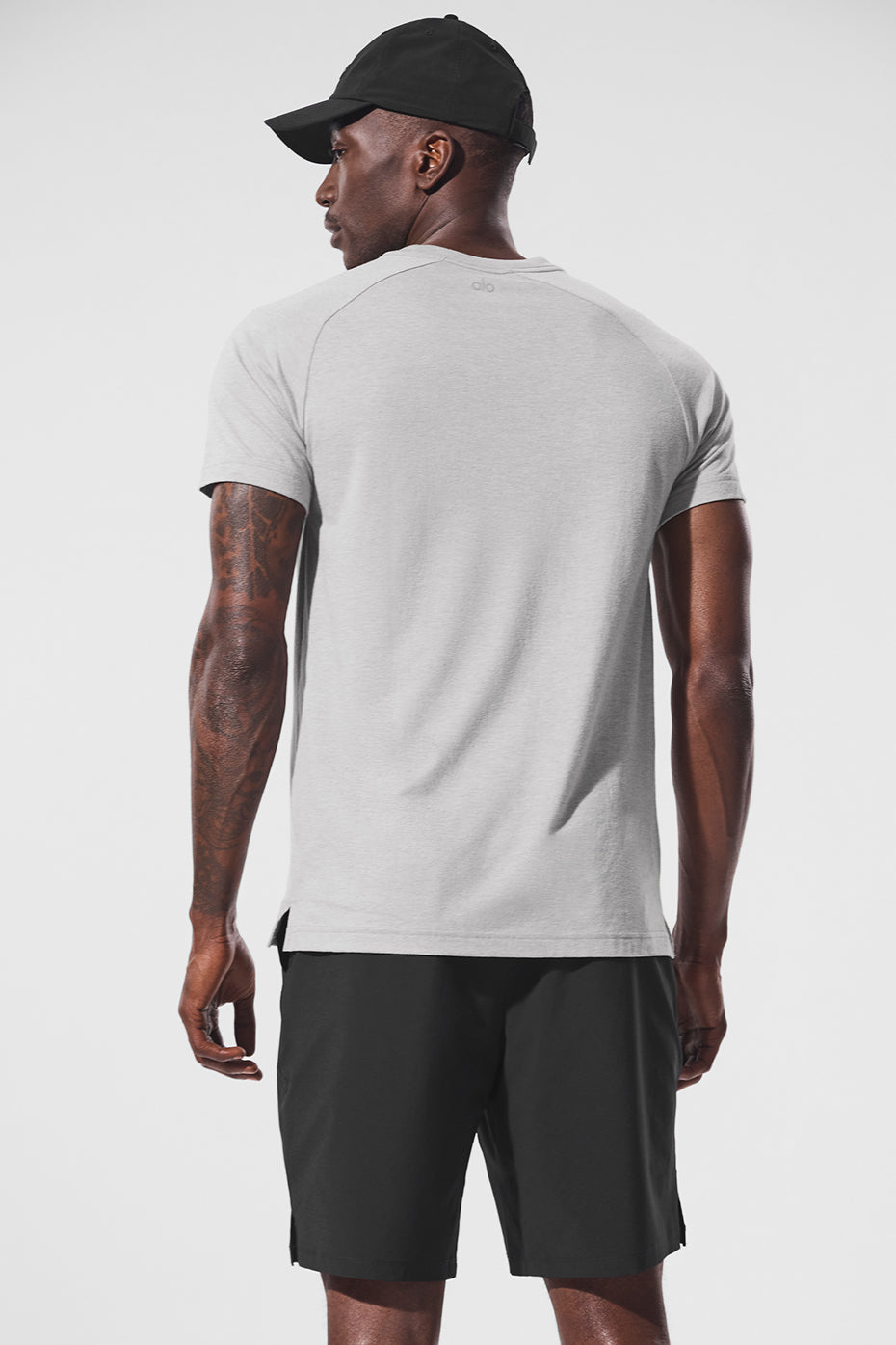 Triumph Raglan Tee - Athletic Heather Grey — photo 2