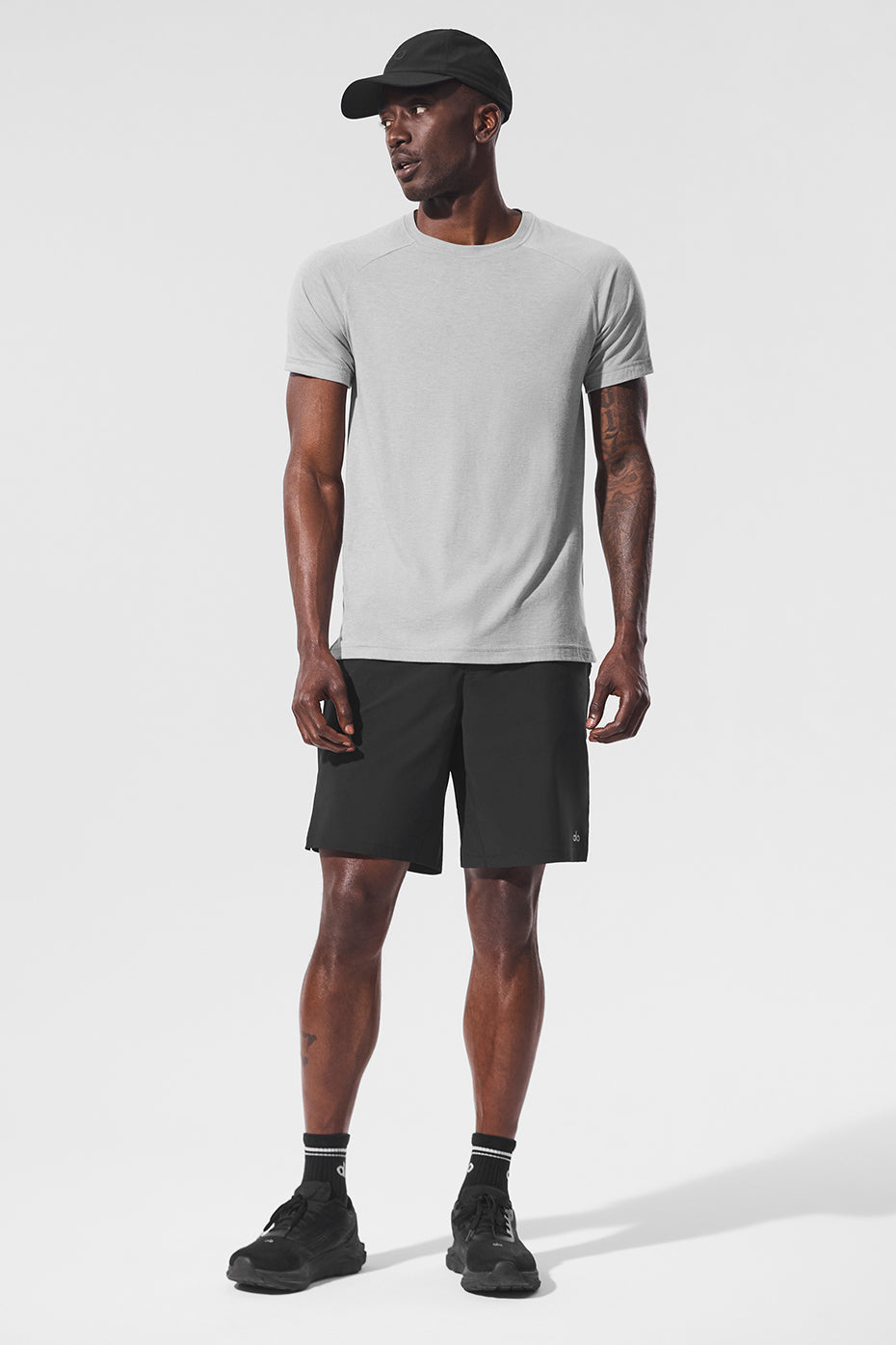 Triumph Raglan Tee - Athletic Heather Grey — photo 3