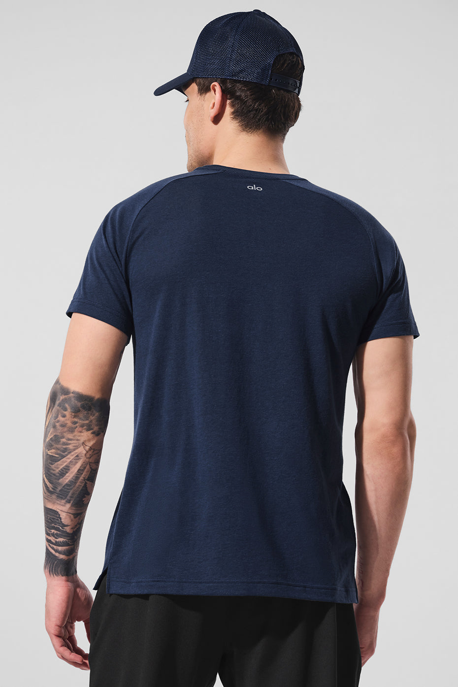 Triumph Raglan Tee - Navy — photo 2