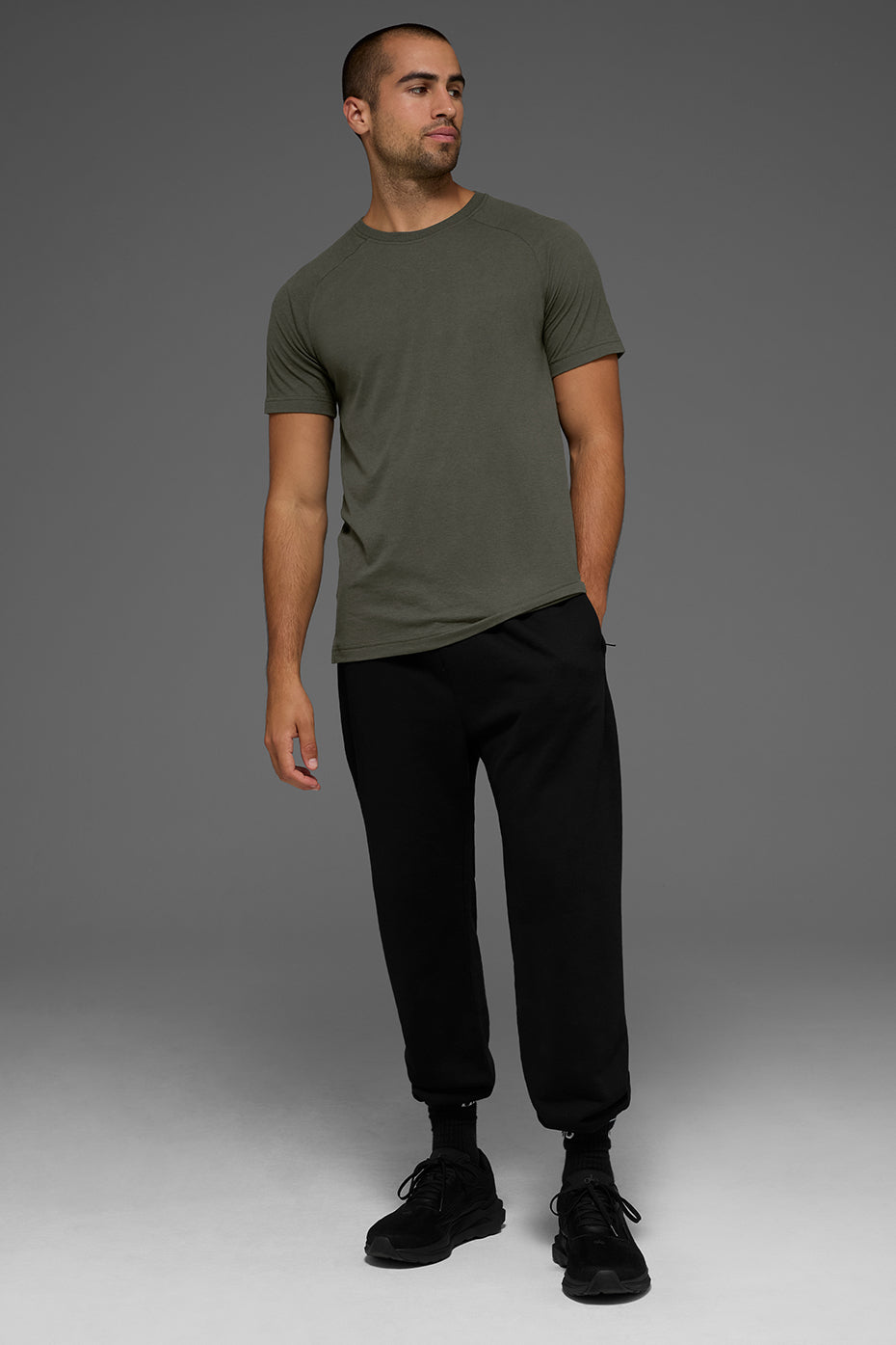 Triumph Raglan Tee - Stealth Green — photo 5