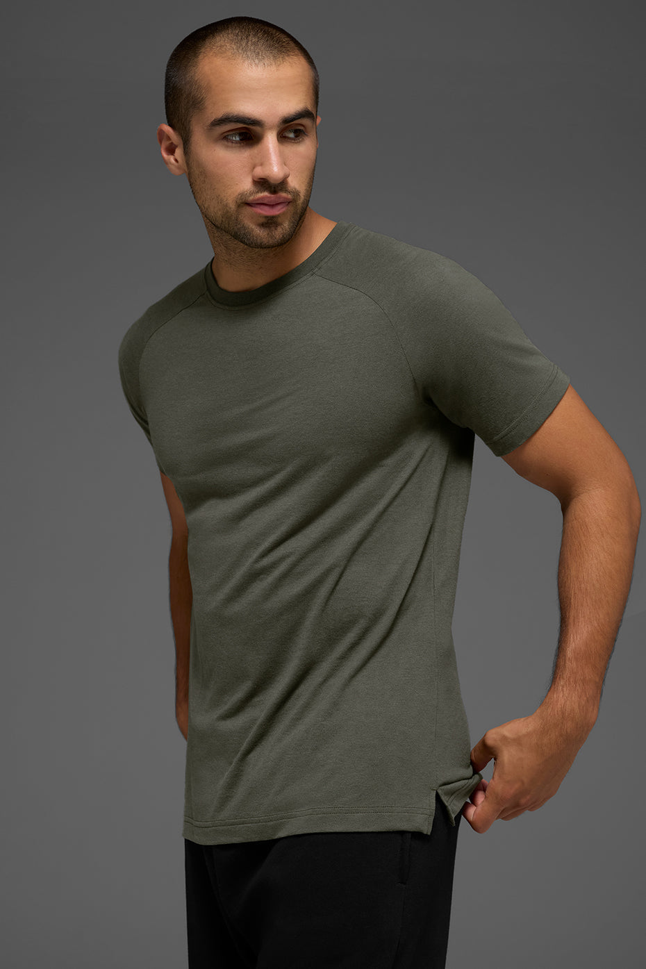 Triumph Raglan Tee - Stealth Green — photo 3