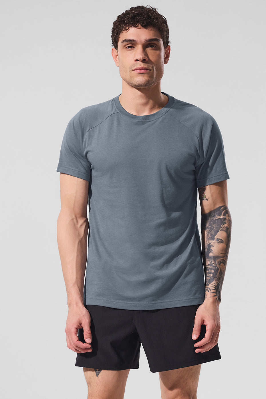 Triumph Raglan Tee - Steel Grey — photo 1