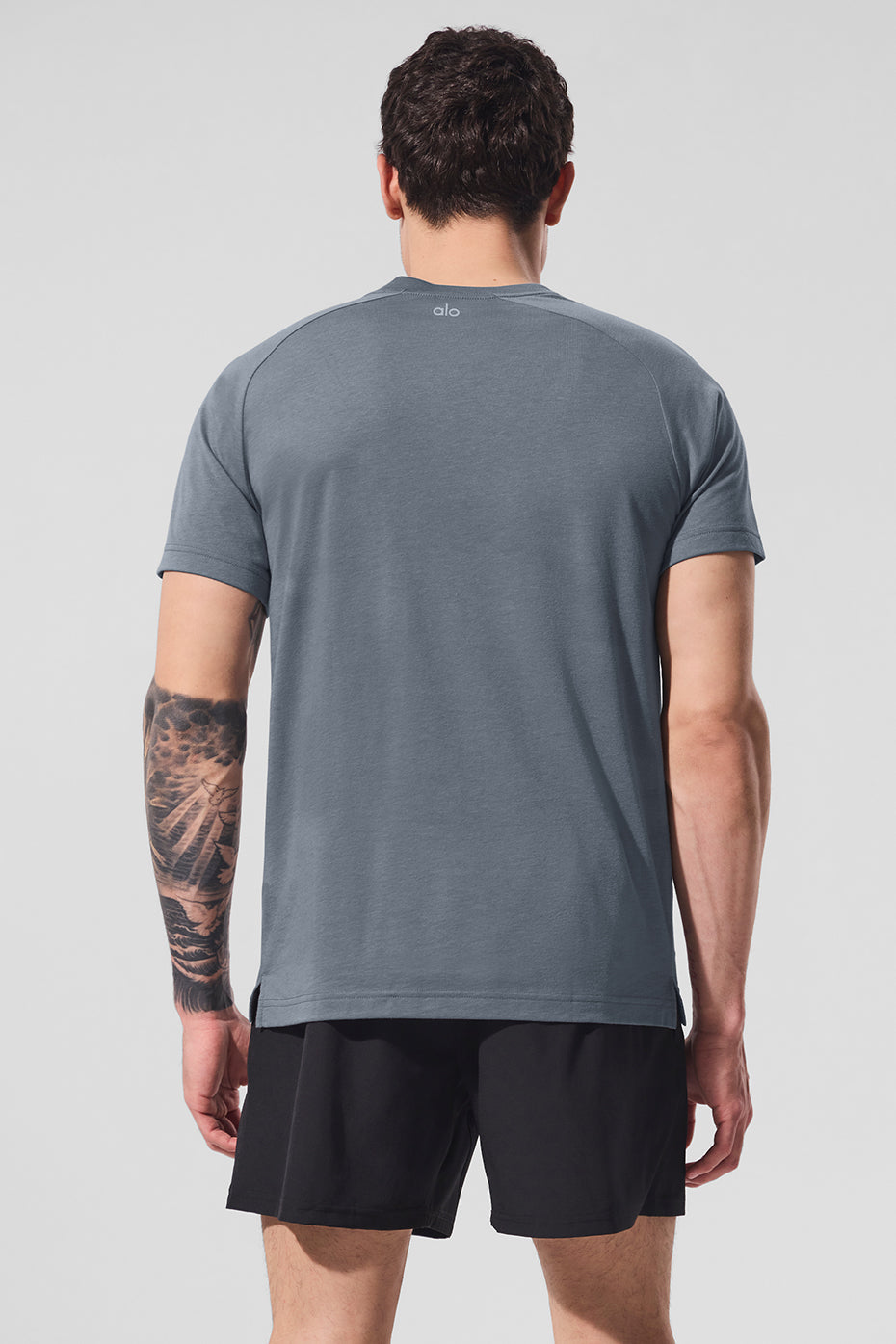 Triumph Raglan Tee - Steel Grey — photo 2