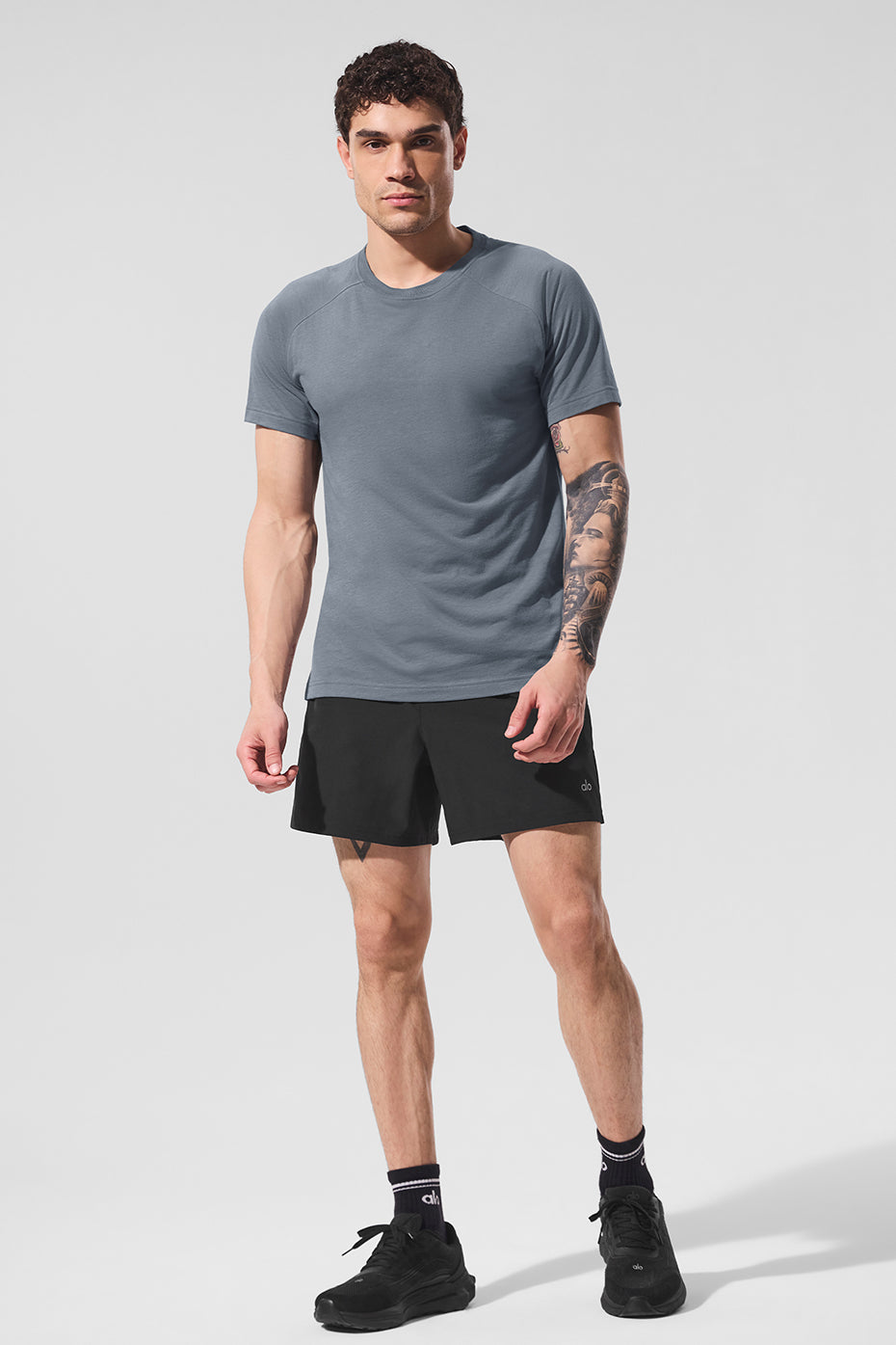 Triumph Raglan Tee - Steel Grey — photo 4