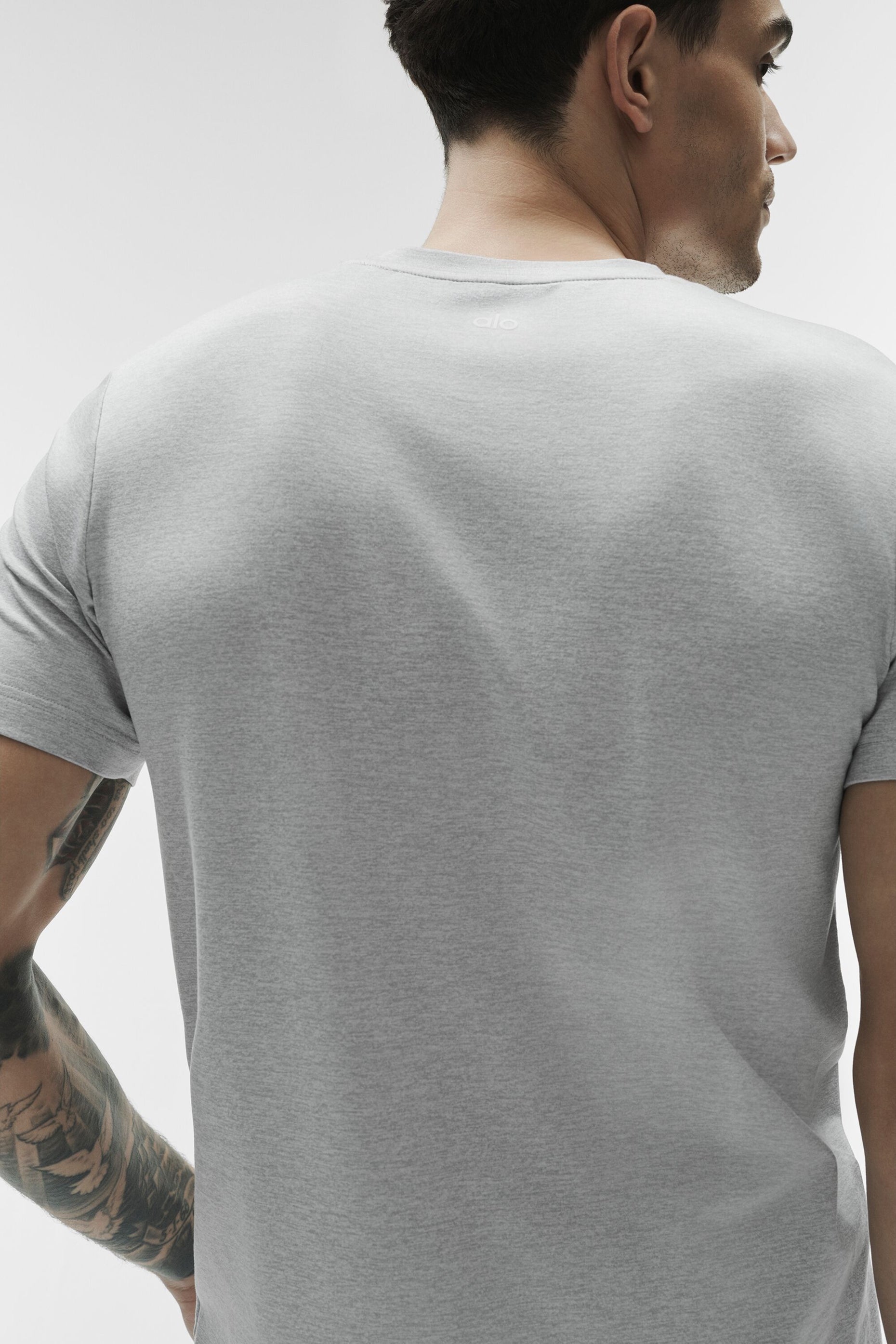 Conquer Reform Crewneck Short Sleeve - Athletic Heather Grey — photo 3