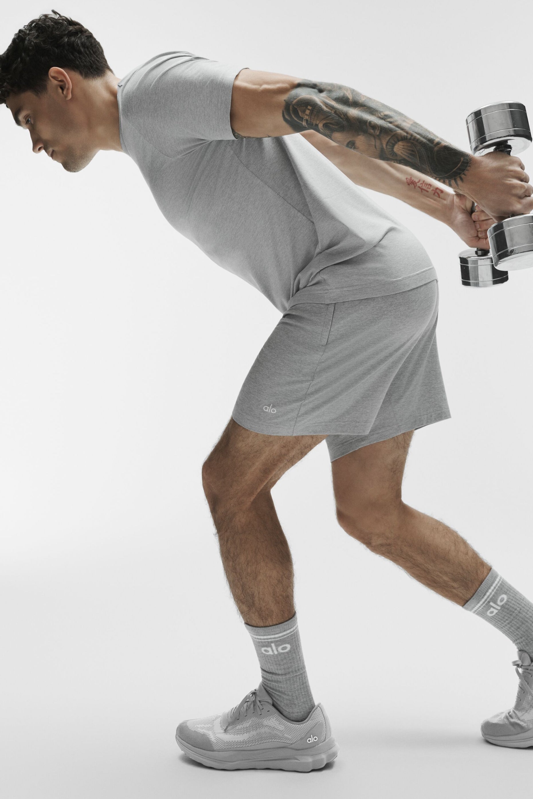 Conquer Reform Crewneck Short Sleeve - Athletic Heather Grey — photo 5