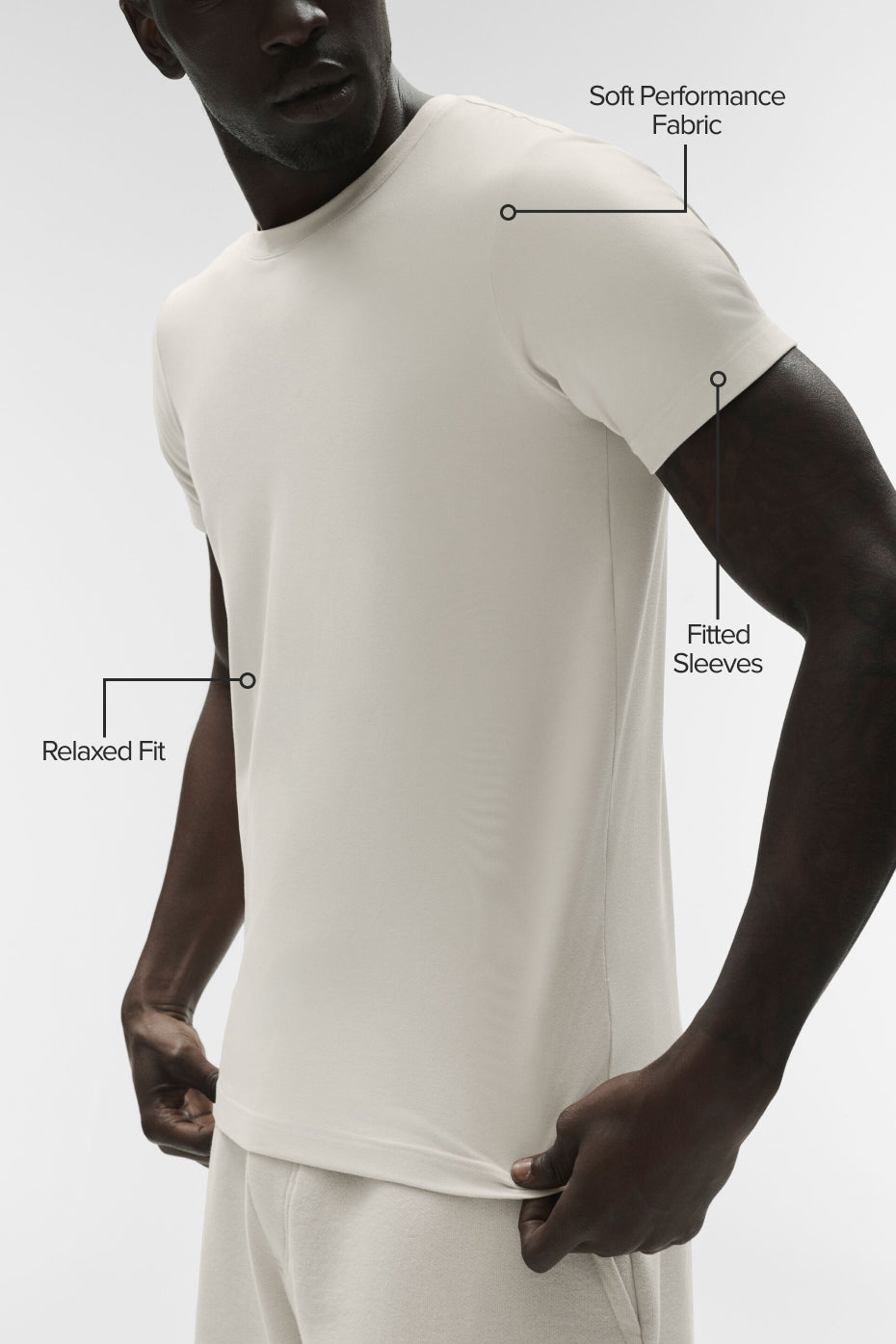 Conquer Reform Crewneck Short Sleeve - Bone — photo 2