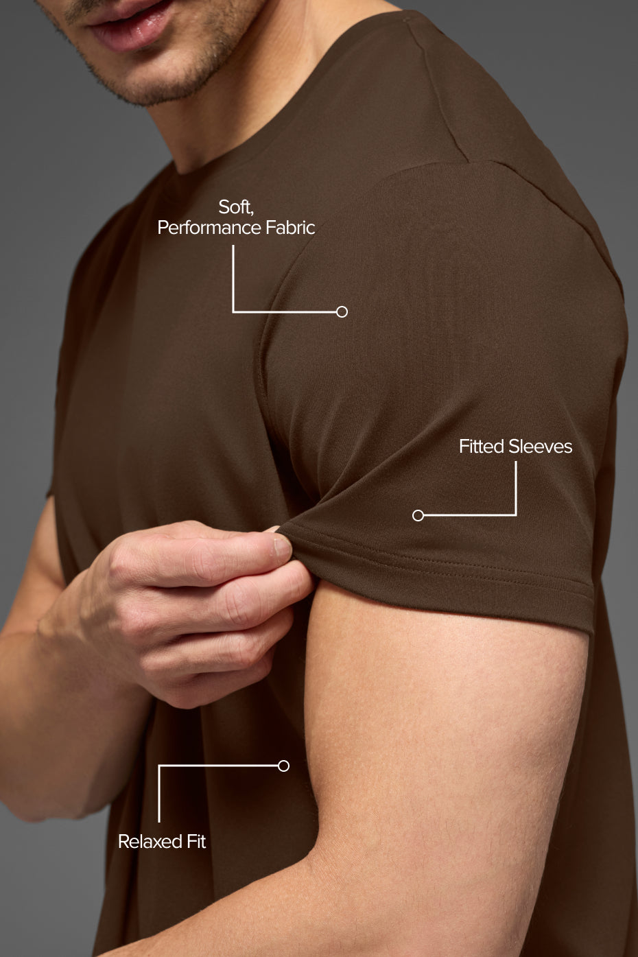 Conquer Reform Crewneck Short Sleeve - Espresso — photo 2