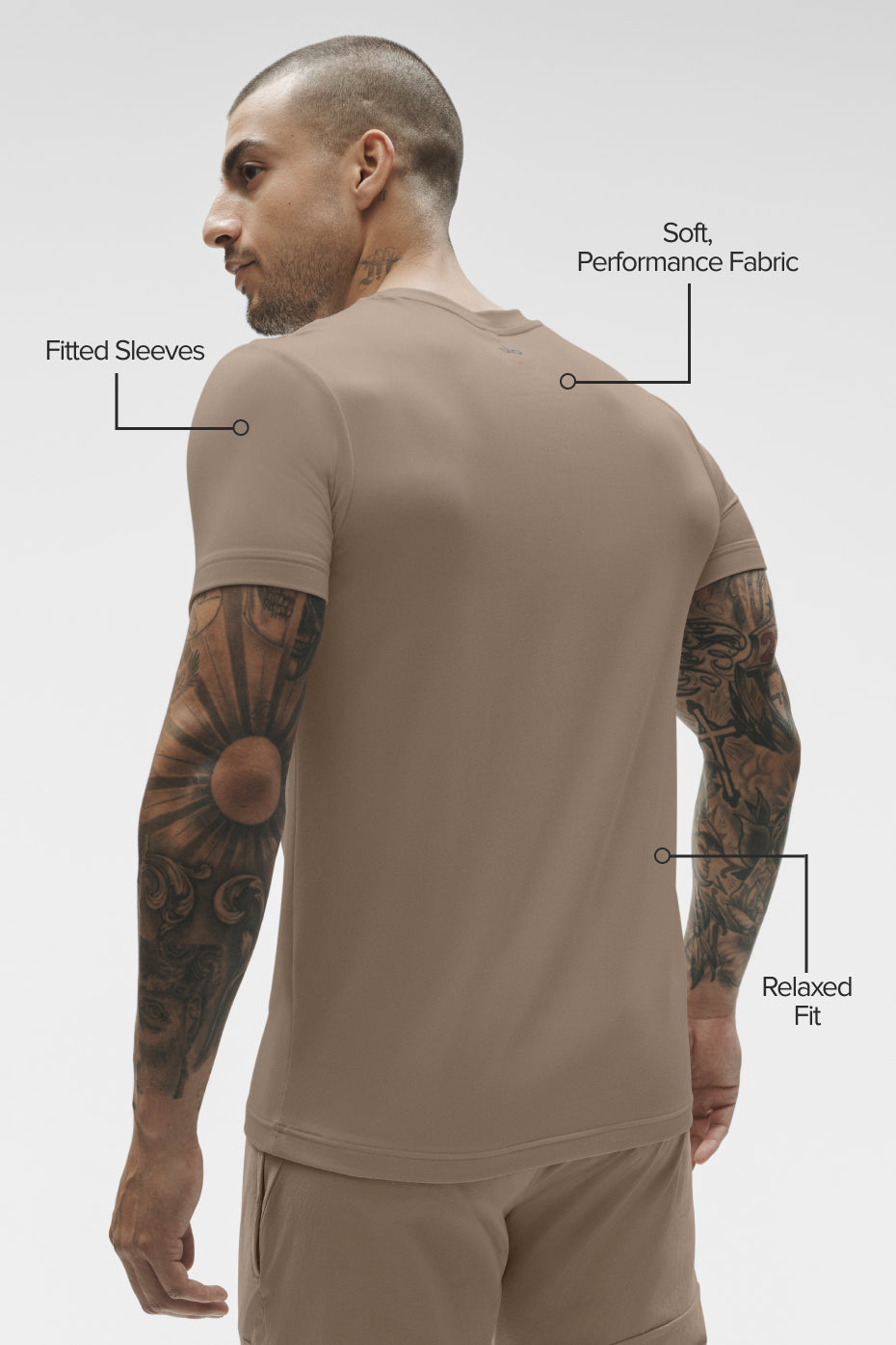 Conquer Reform Crewneck Short Sleeve - Gravel — photo 2