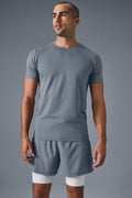 Conquer Reform Crewneck Short Sleeve - Steel Grey — photo 1