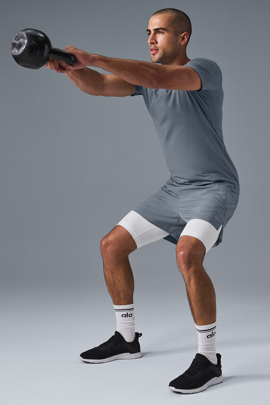 Conquer Reform Crewneck Short Sleeve - Steel Grey — photo 4