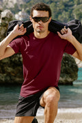 Conquer Reform Crewneck Short Sleeve - Garnet — photo 1
