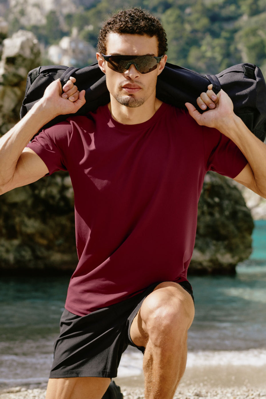 Conquer Reform Crewneck Short Sleeve - Garnet — photo 1