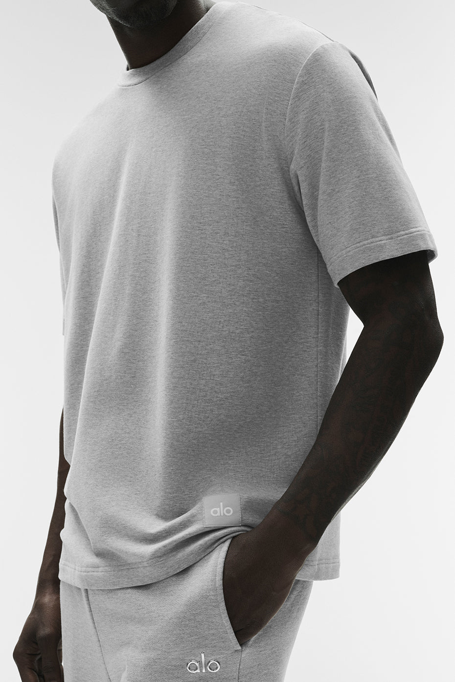 Double Take Short Sleeve - Athletic Heather Grey — photo 4