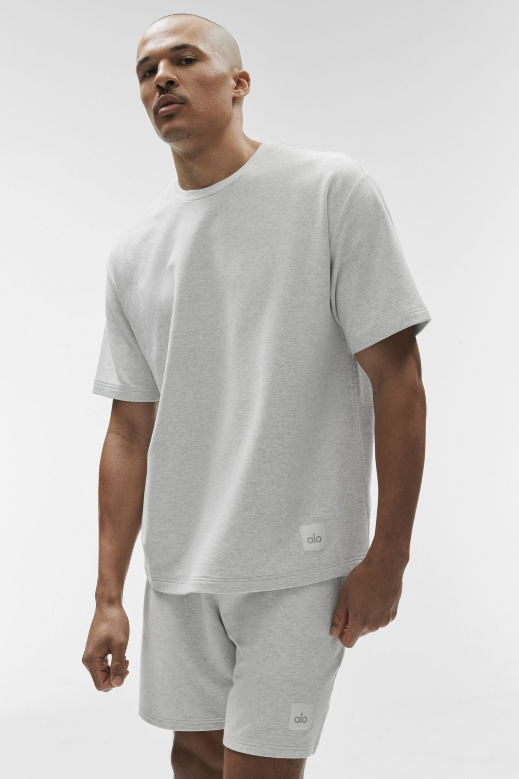 Double Take Short Sleeve - White Heather — photo 3