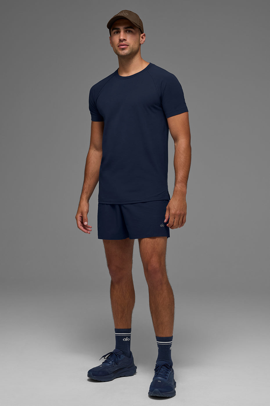 ALO Vapor Crewneck Short Sleeve - Navy — photo 5