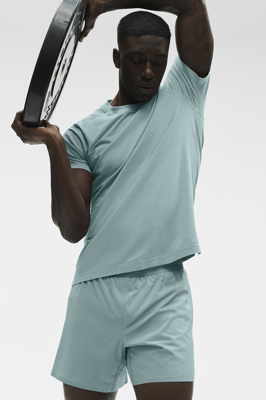 ALO Vapor Crewneck Short Sleeve - Desert Sage — photo 4