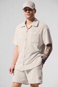 Coastal Terry Button Up - Bone — photo 1