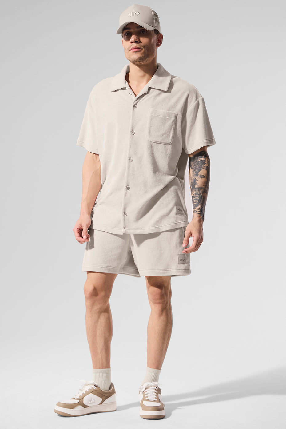 Coastal Terry Button Up - Bone — photo 4