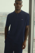 Sports Club Sweater Knit Polo - Navy — photo 1