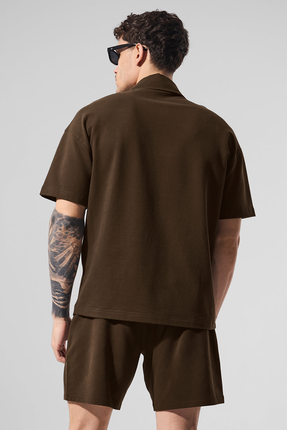 Double Take Short Sleeve Polo - Espresso — photo 3