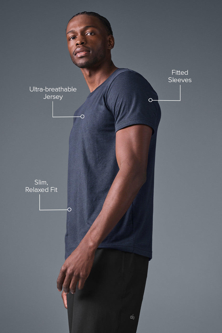 Triumph Tee - Navy — photo 2