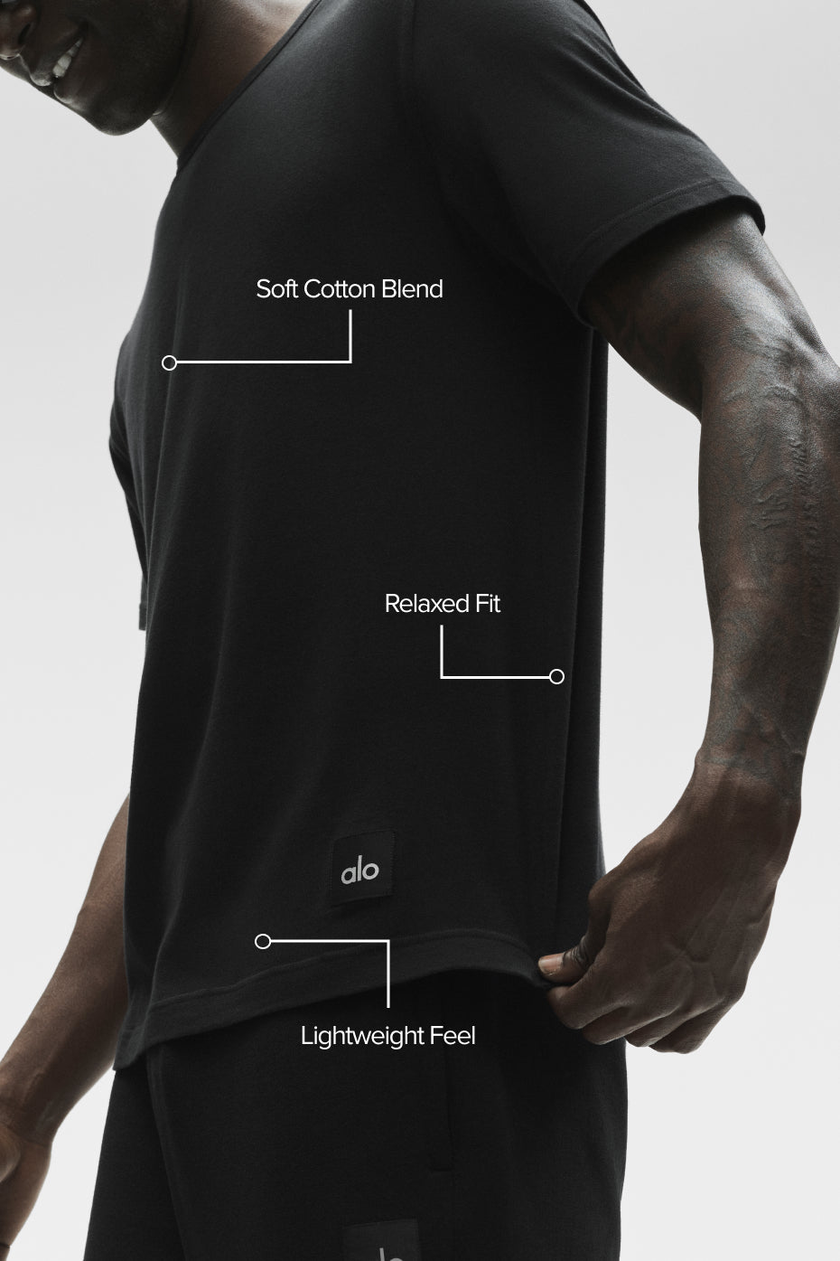 Essential Short Sleeve Street Tee - Black — photo 2