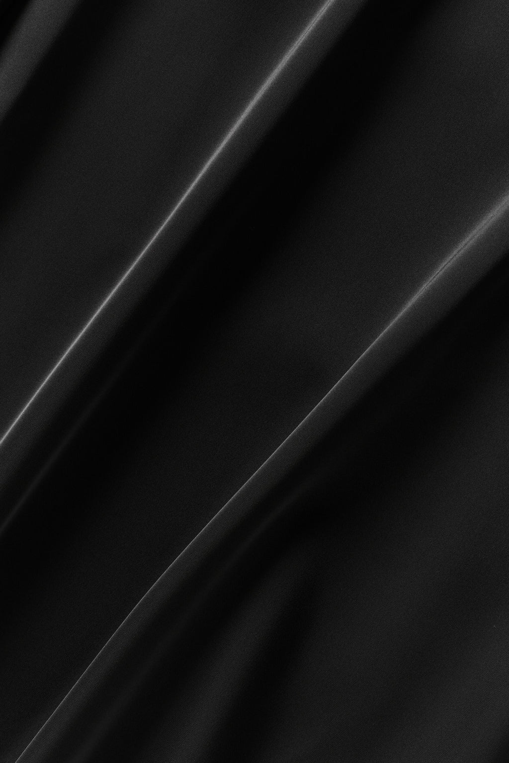Satin Horizon Short Sleeve Button Up - Black — photo 7