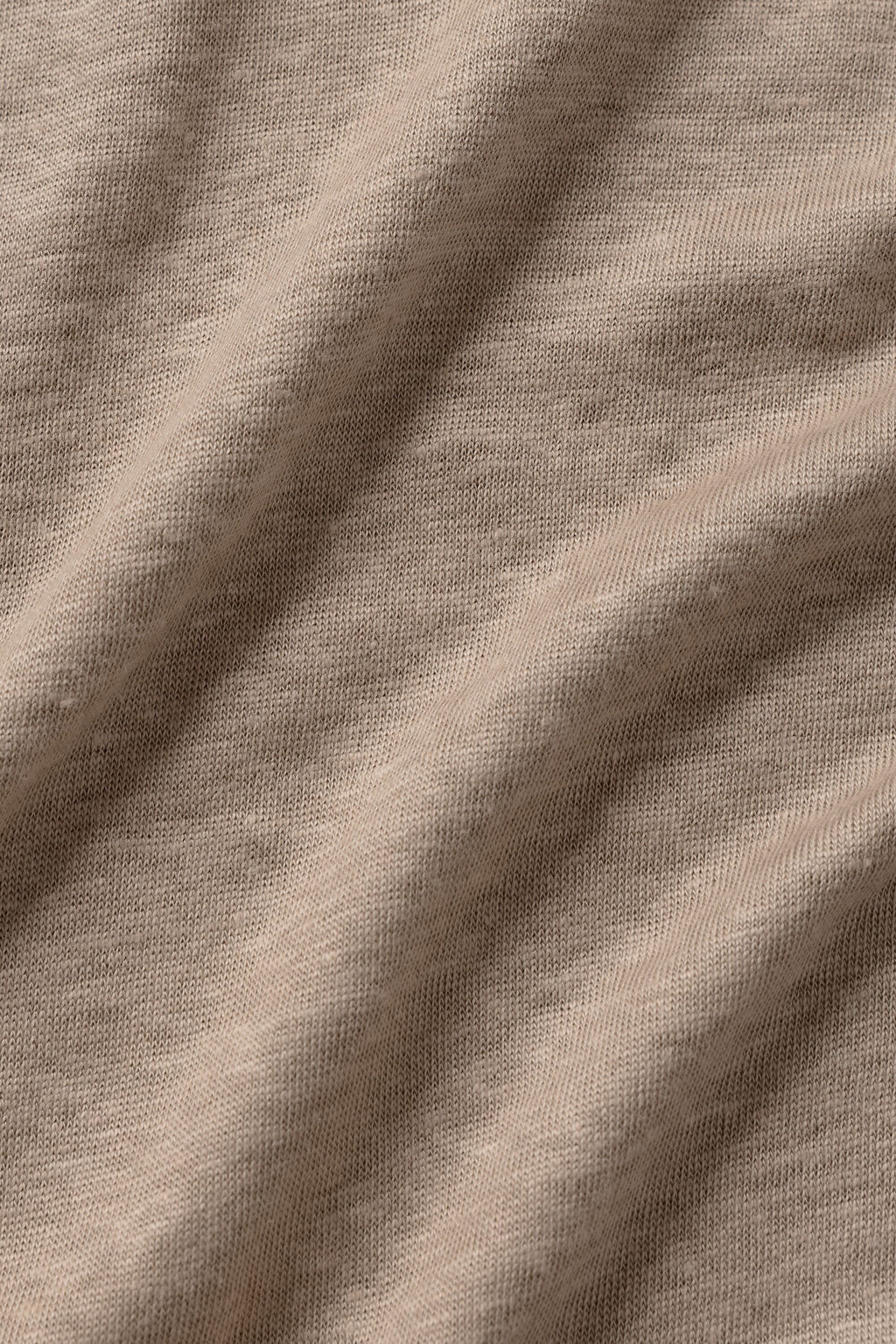 Linen Jersey Coastal Short Sleeve Tee - Gravel — photo 6