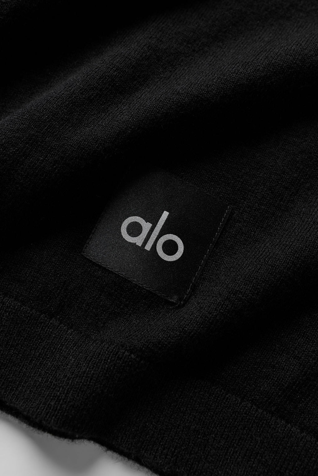 Cotton Cashmere Ever Soft Short Sleeve Crew - Black — photo 6