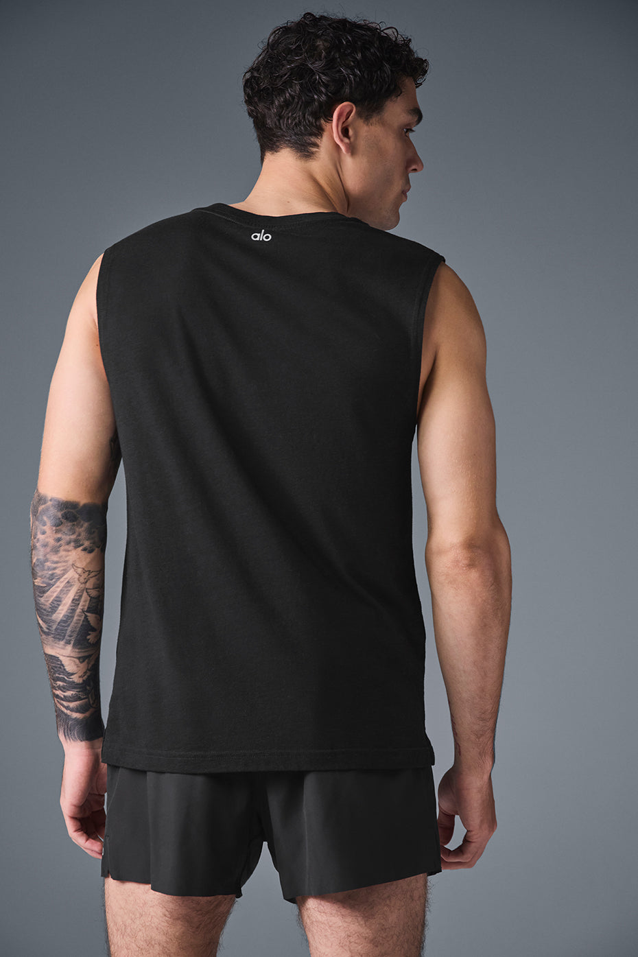 The Triumph Muscle Tank - Black — photo 2