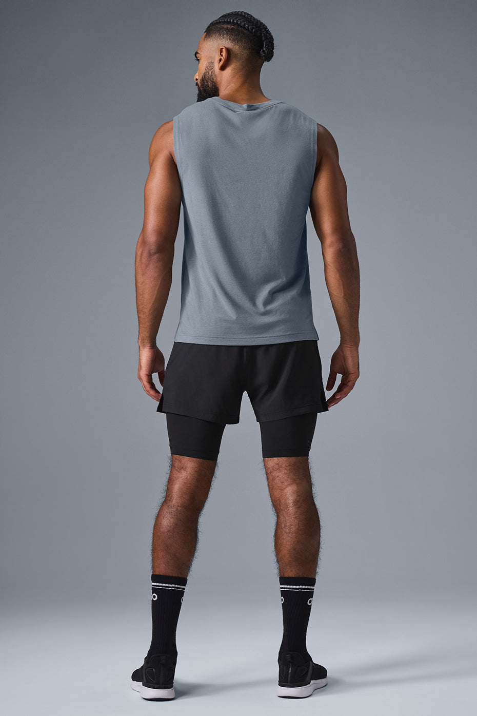 The Triumph Muscle Tank - Steel Grey — photo 2