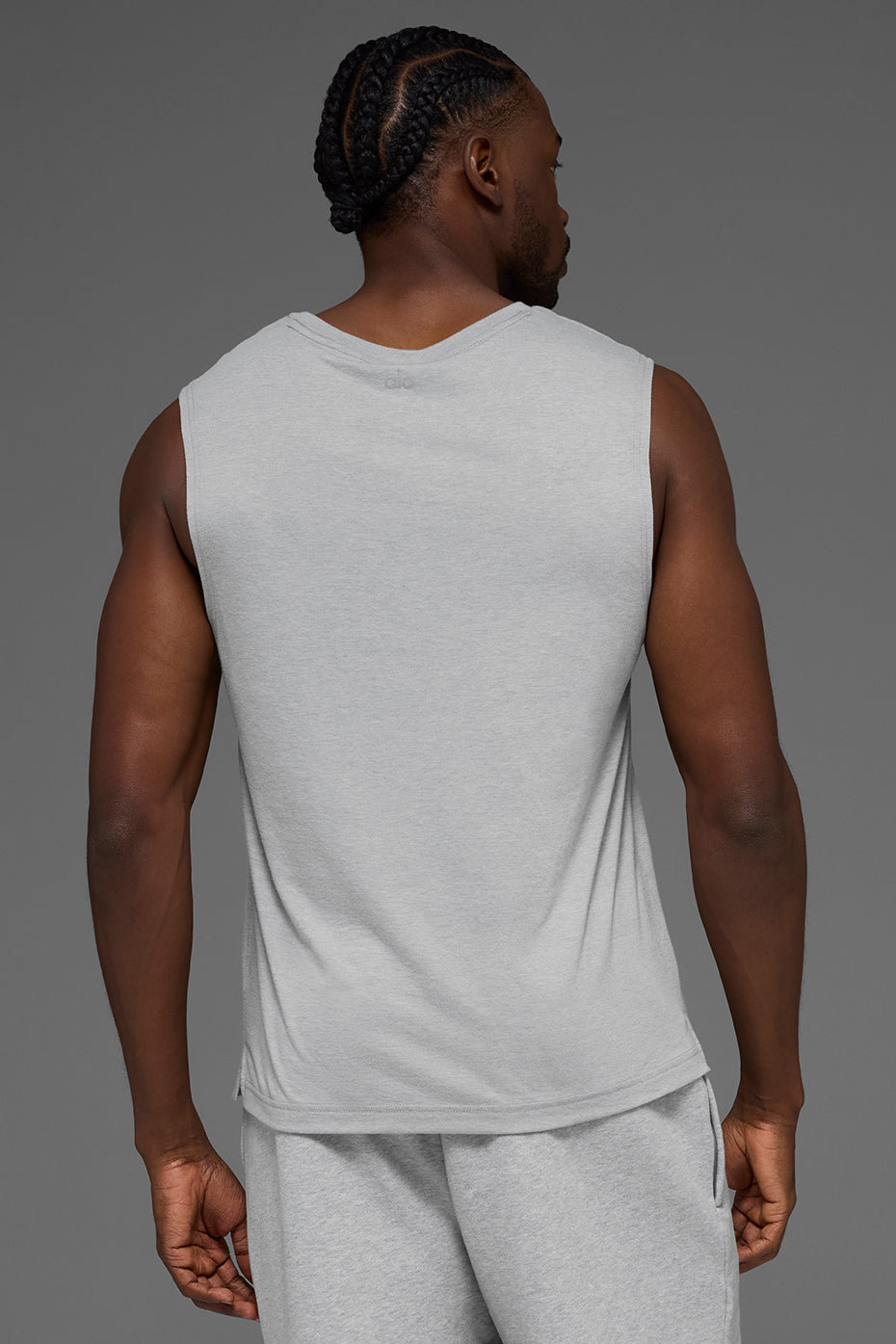 The Triumph Muscle Tank - Athletic Heather Grey — photo 4