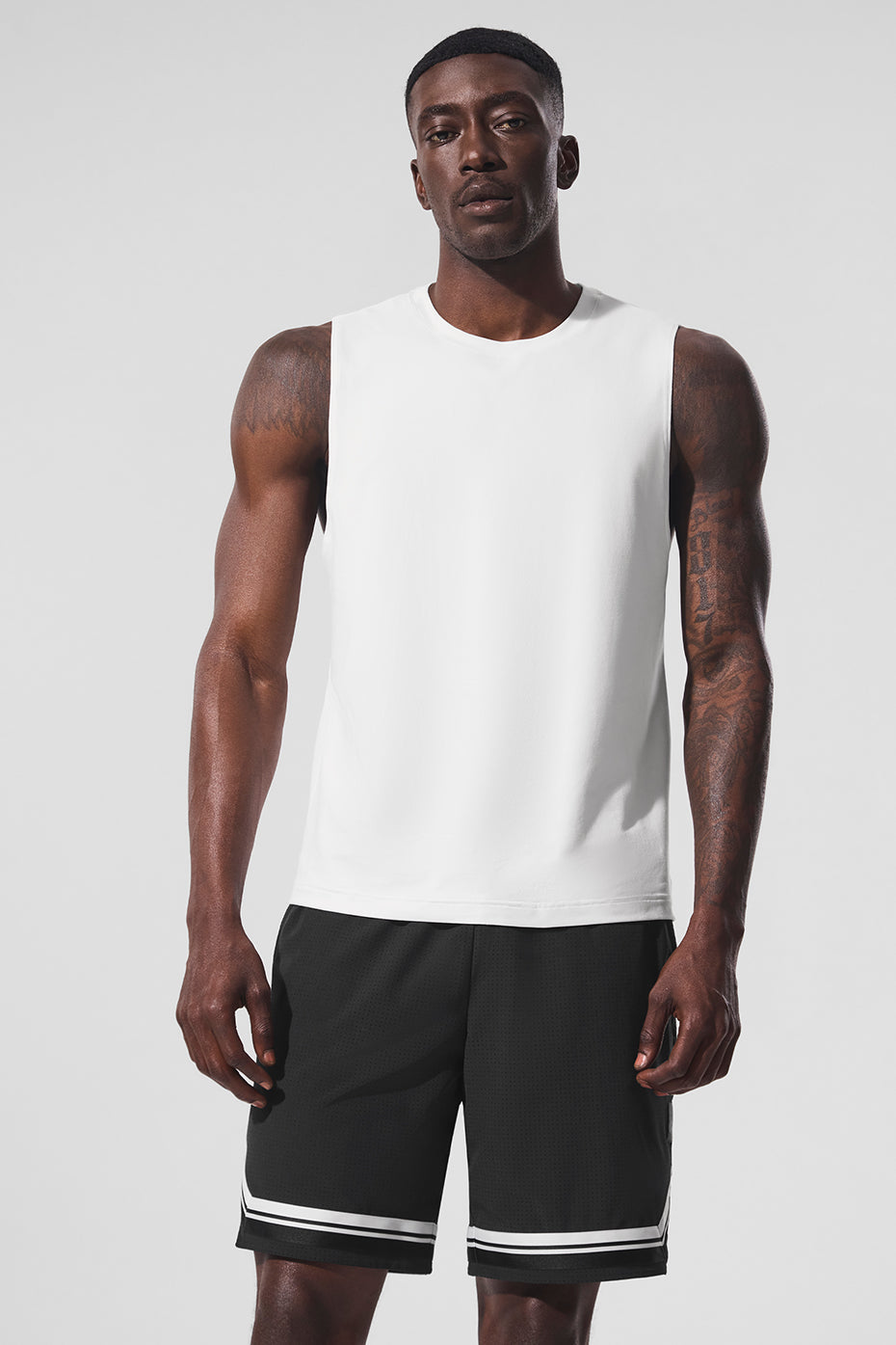 Conquer Muscle Tank - White — photo 4