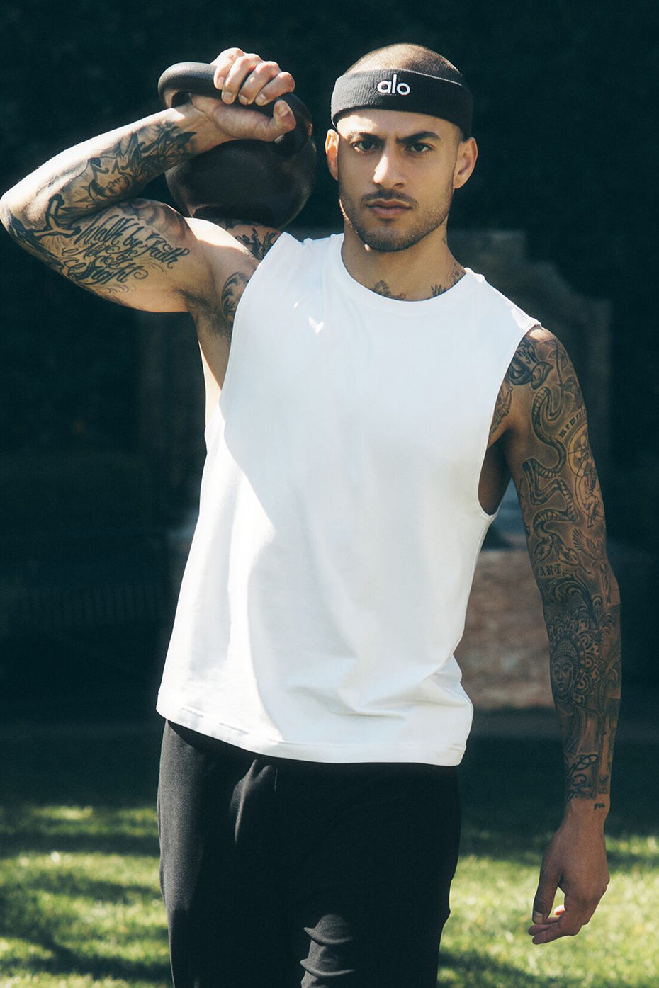 Conquer Muscle Tank - White — photo 1