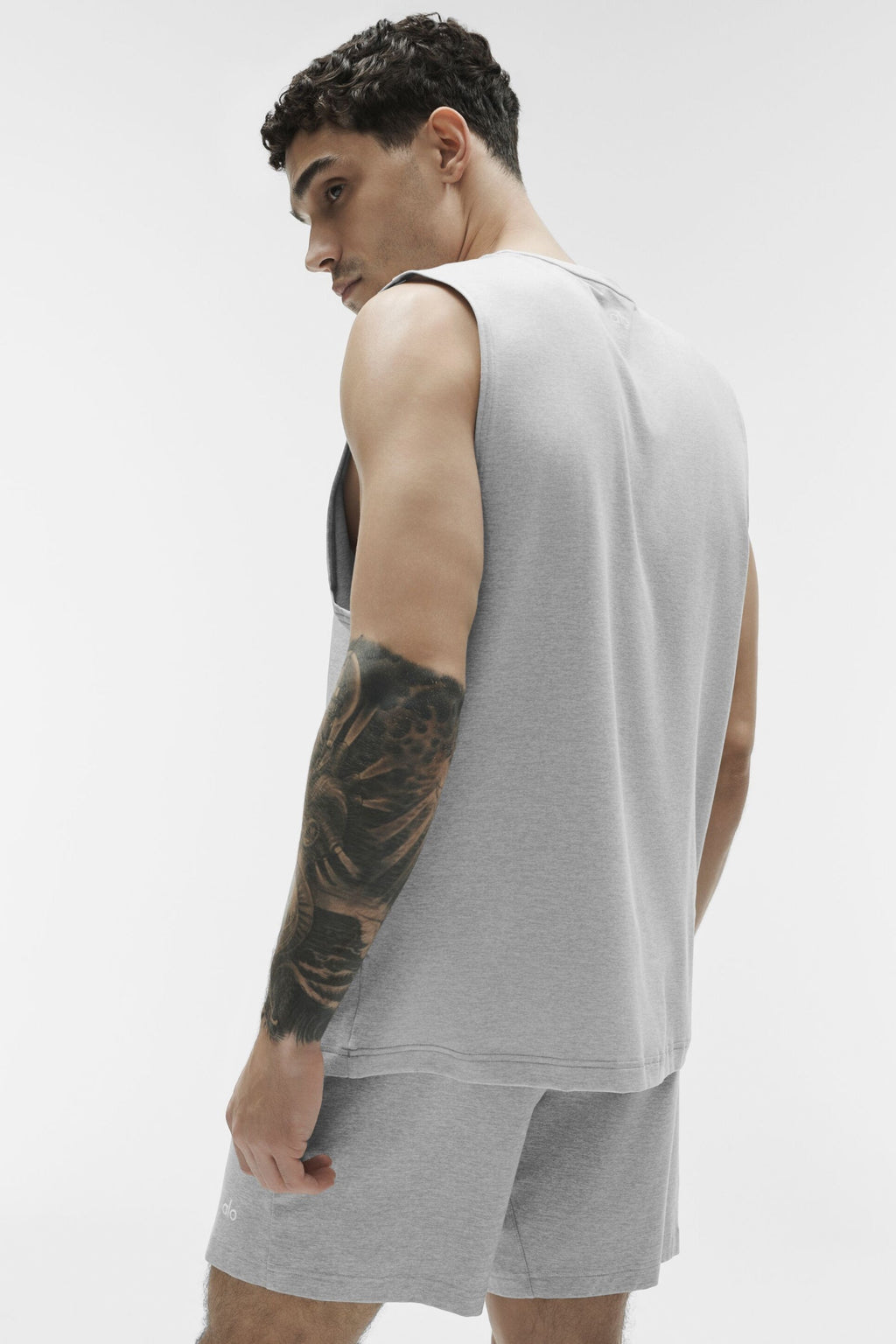 Conquer Muscle Tank - Athletic Heather Grey — photo 5