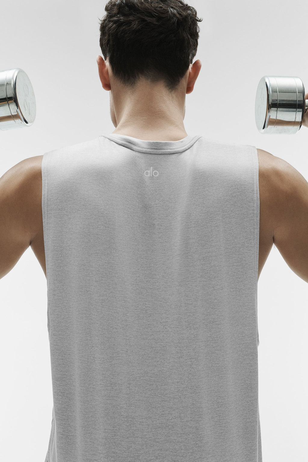 Conquer Muscle Tank - Athletic Heather Grey — photo 3