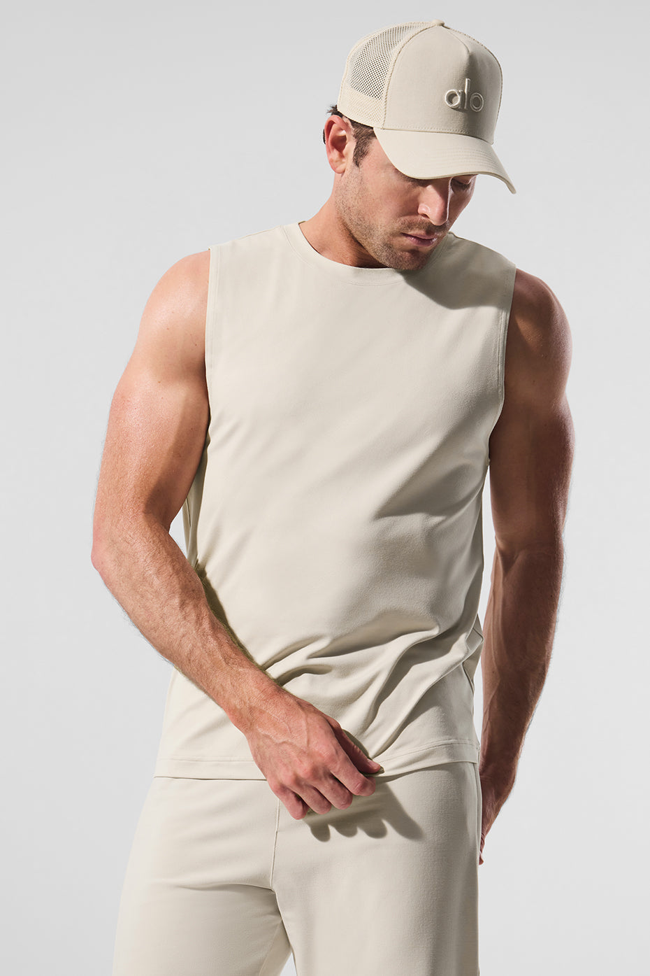 Conquer Muscle Tank - Bone — photo 1
