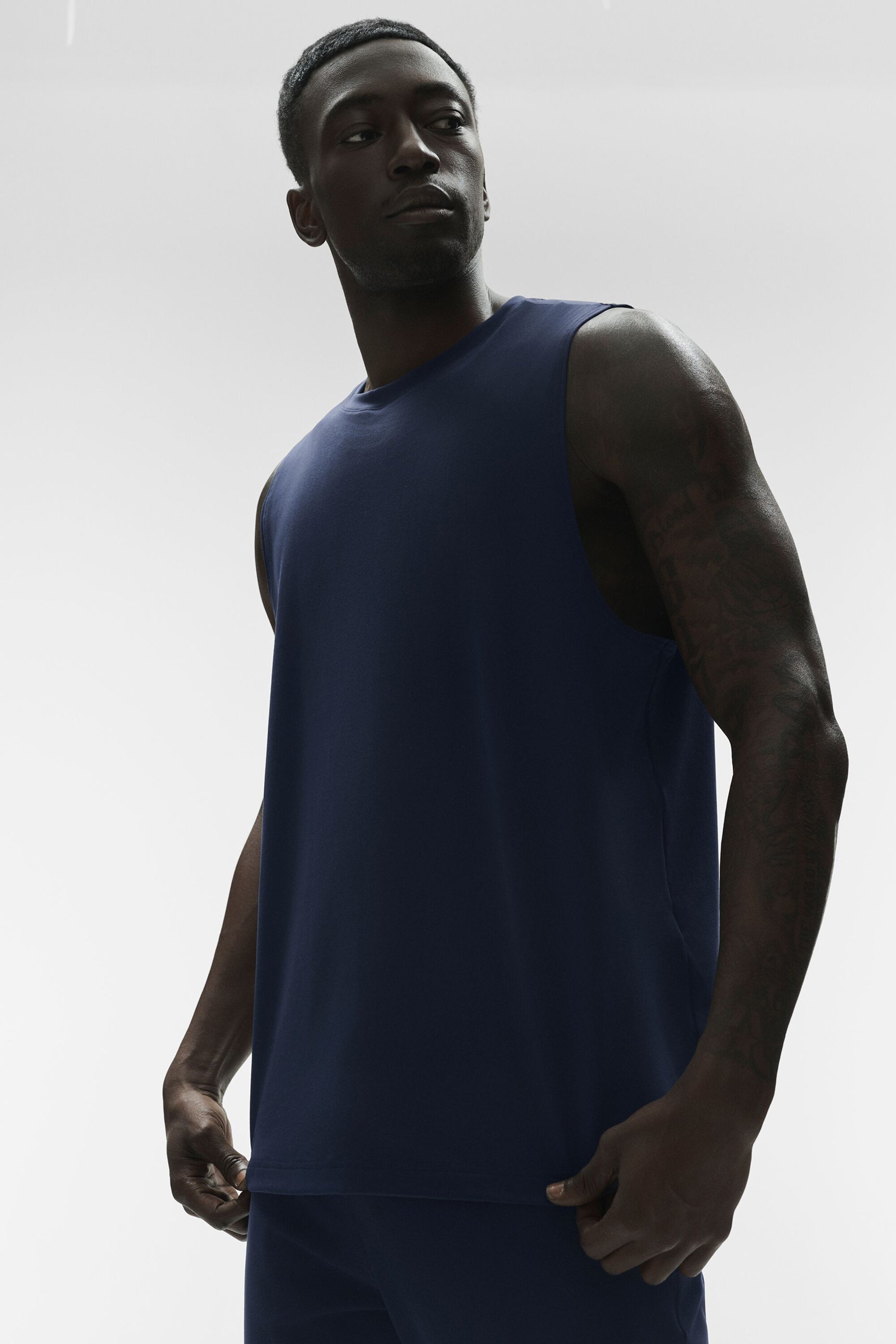 Conquer Muscle Tank - Navy — photo 1