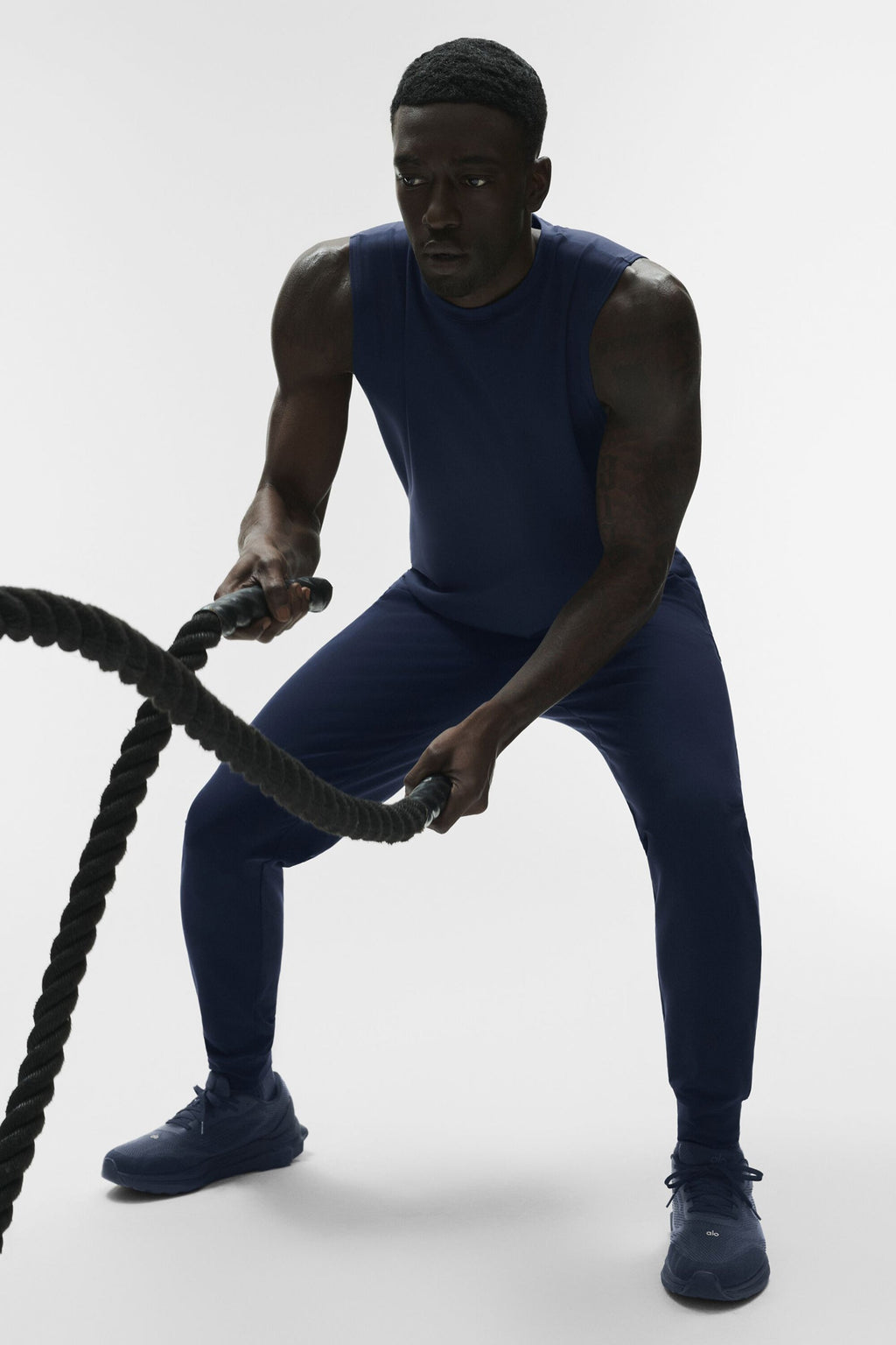 Conquer Muscle Tank - Navy — photo 4