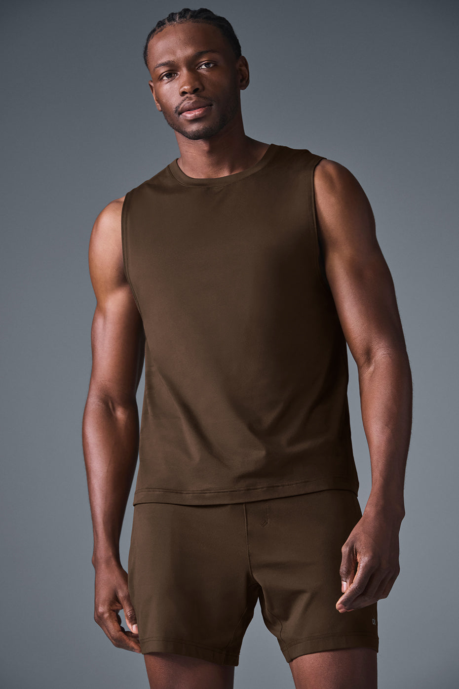 Conquer Muscle Tank - Espresso — photo 4