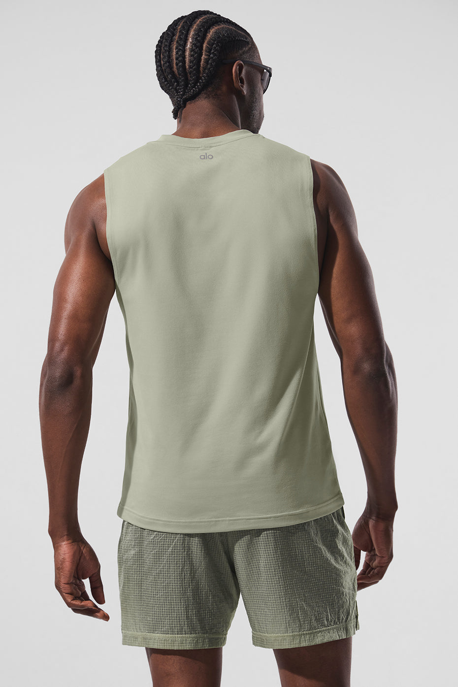 Conquer Muscle Tank - Limestone — photo 2