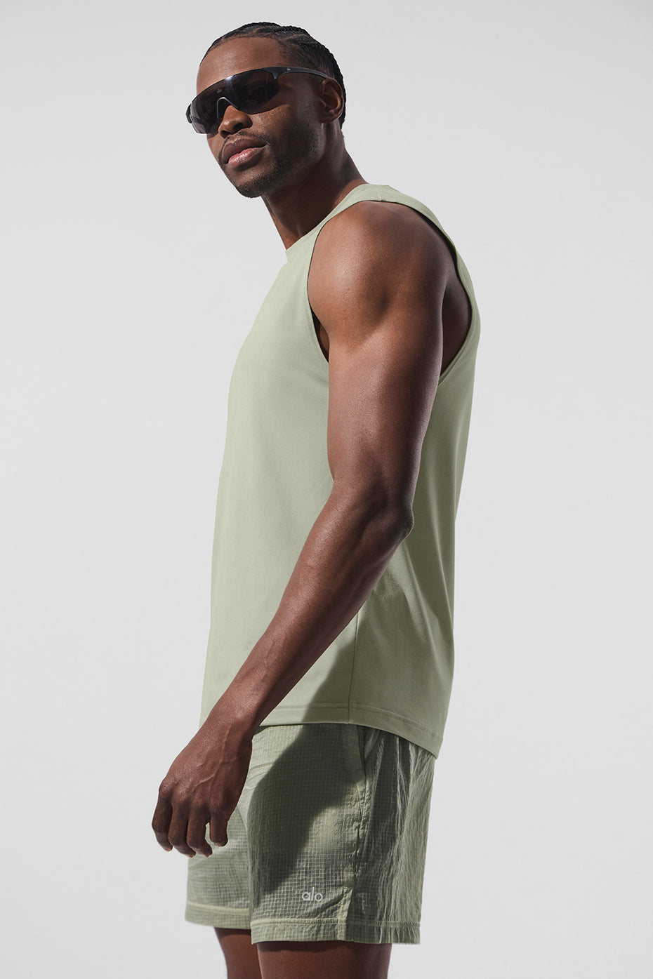 Conquer Muscle Tank - Limestone — photo 4