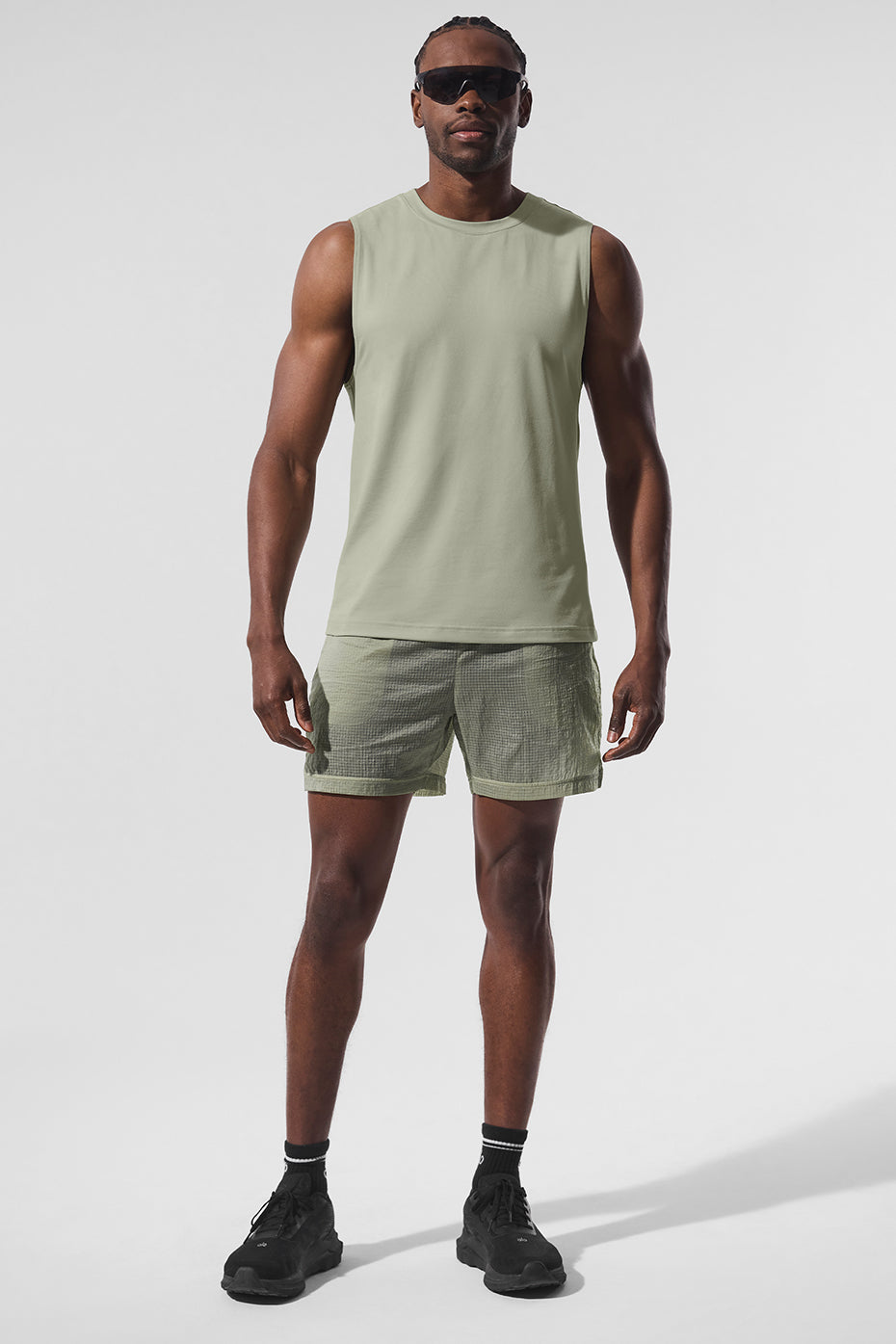 Conquer Muscle Tank - Limestone — photo 1