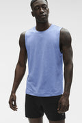 Conquer Muscle Tank - Provence Blue Heather — photo 1