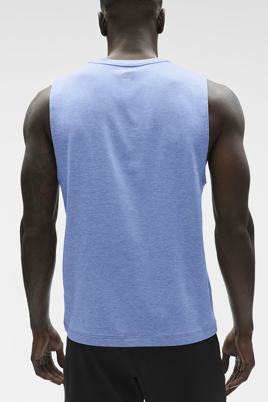 Conquer Muscle Tank - Provence Blue Heather — photo 2