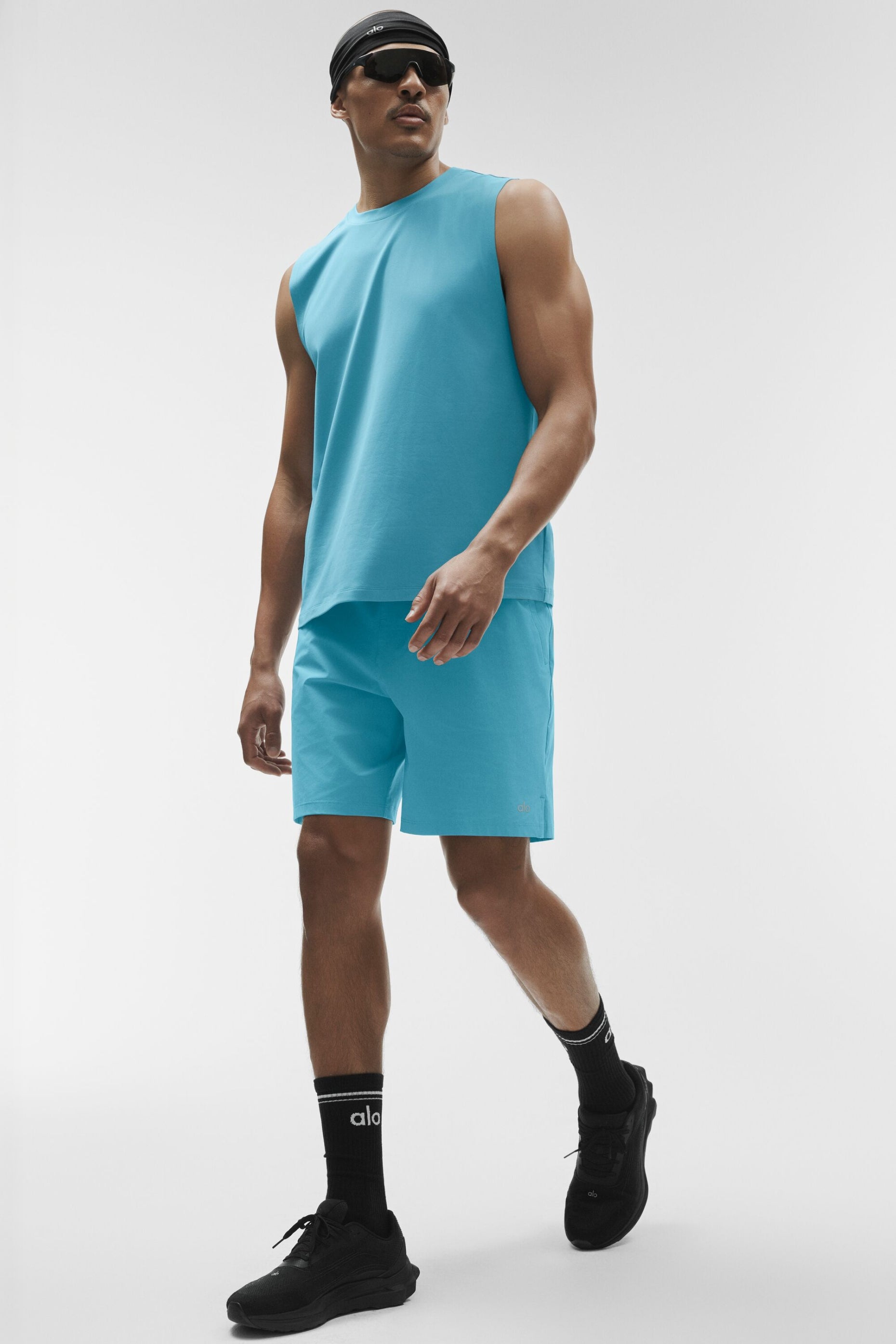 Conquer Muscle Tank - Blue Breeze — photo 4
