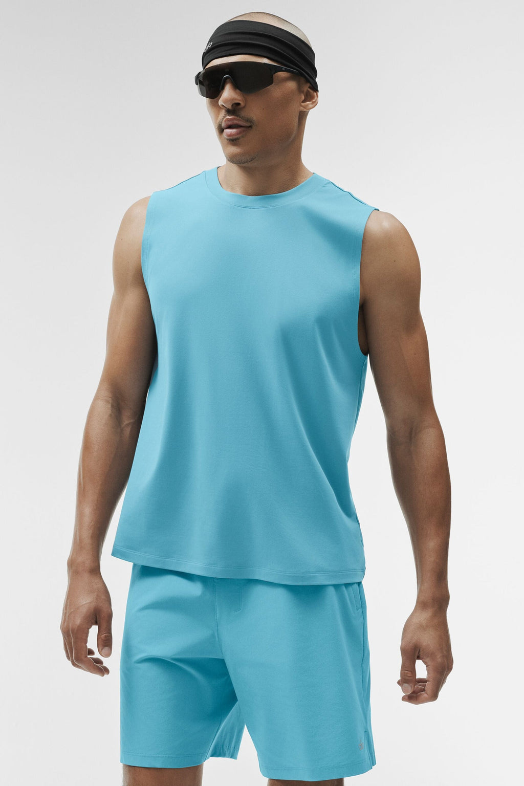 Conquer Muscle Tank - Blue Breeze — photo 1