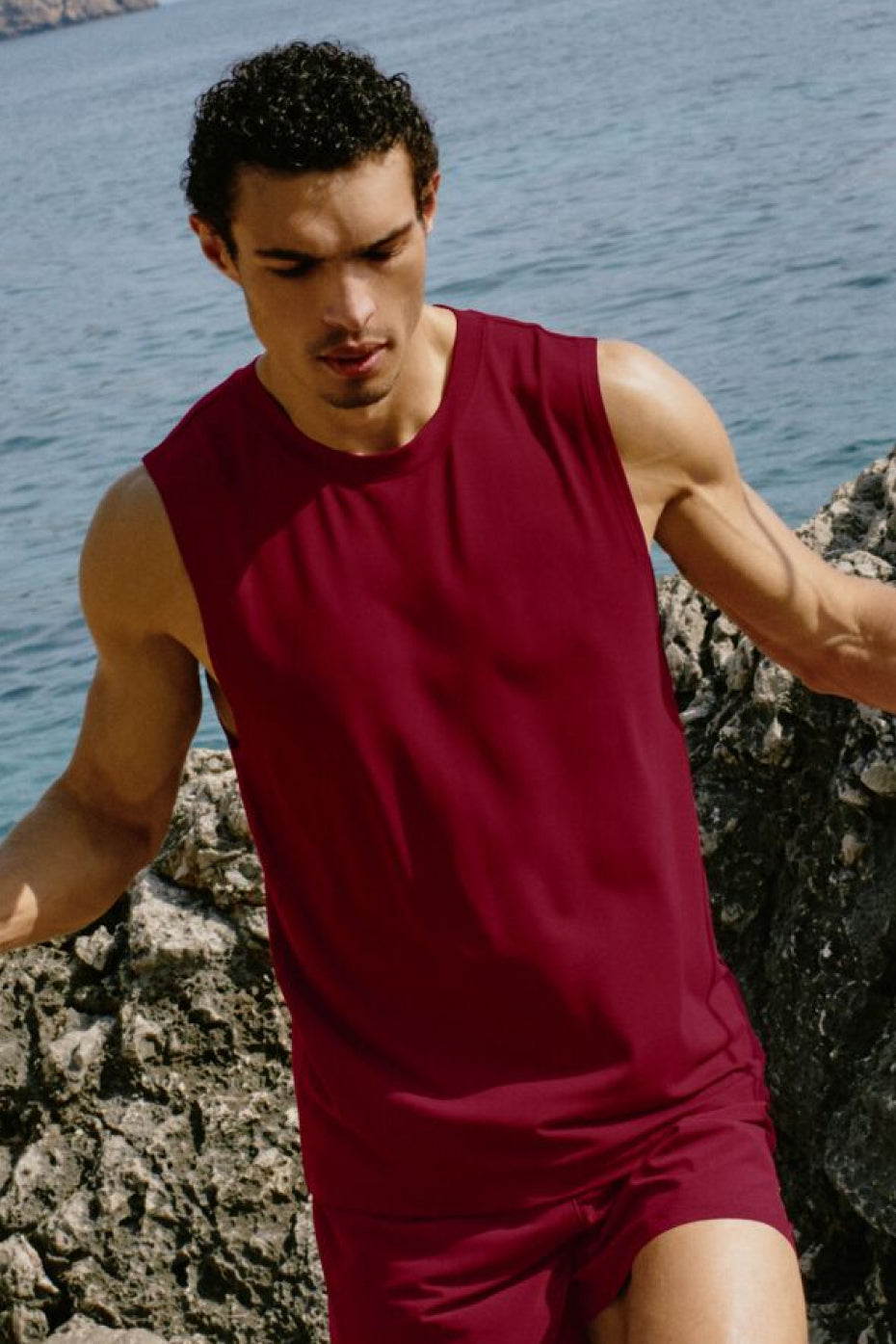 Conquer Muscle Tank - Garnet — photo 1